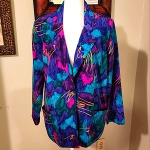 Vibrant Multicolor Blazer
